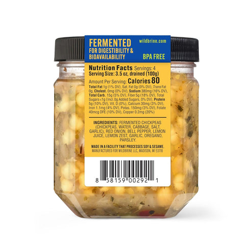 Wildbrine Mediterranean Chickpea Salad