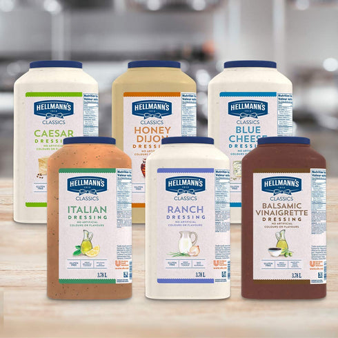 1 (Pack 1) Hellmann's Classics Blue Cheese Salad Dressing Jug Gluten Free, No Artificial Flavors or High Fructose Corn