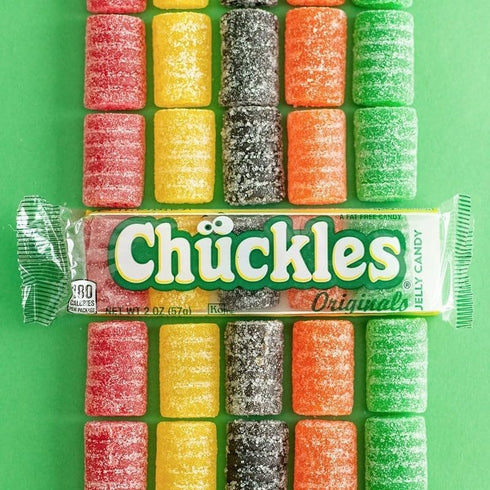 Pack 3 2 oz. Chuckles Bar - of - Assorted Fruit Flavored Jelly Candies - Full Size - Sugar Candy