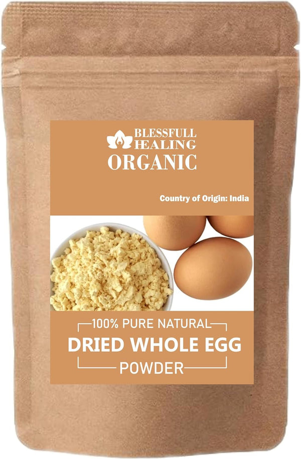 Blessfull Healing Organic Dried Whole Egg Powder 100% Pure Natural 300 Gram / 10.58