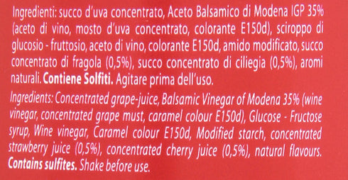 6.76fl.oz 200ml Monari Federzoni Glassa Glaze Balsamic Vinegar of Modena PGI