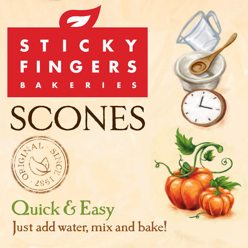 Sticky Fingers Mix Scone Pumpkin Spice, 14 Oz