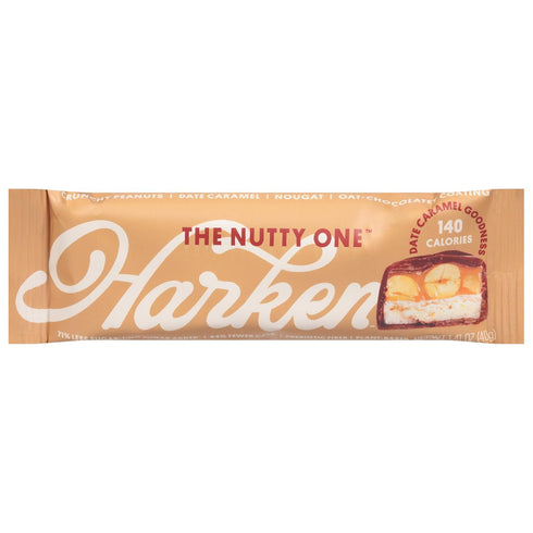 Harken Sweets , The Nutty One Peanut And Dates Caramel Nougat, 1.41 Ounce