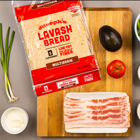 6-Pack, (5 Pack, 30 Joseph's Lavash Bread Value Multigrain, Reduced Carb, Low Fat and Good Source of Fiber Flatbreads