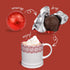 Frankford 1.23 Red Color Changing Hot Cocoa Bomb, Belgian Chocolate Melting Ball Filled with Mini Marshmallows