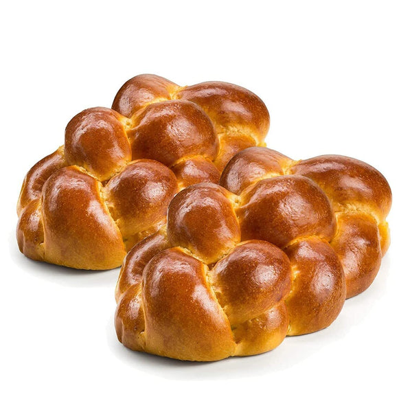 ChallahGram Kosher Challah Bread-15 Ounce Traditional Braided Challah - Plain - No seeds