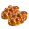 ChallahGram Kosher Challah Bread-15 Ounce Traditional Braided Challah - Plain - No seeds