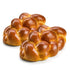 ChallahGram Kosher Challah Bread-15 Ounce Traditional Braided Challah - Plain - No seeds