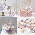 20PCS Gold Pink Purple Butterfly Cupcake Toppers, Handmade Cake Decorations for Girls Baby Shower Party Decor