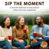 22 Counts Crazy Cups Peach Cider Pods, Sweet Peach Cider Drink, Single Serve Pods for keurig k cups machine