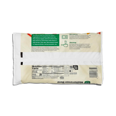 365 by Whole Foods Market 16 oz, (Frozen) , Organic Mediterranean Blend