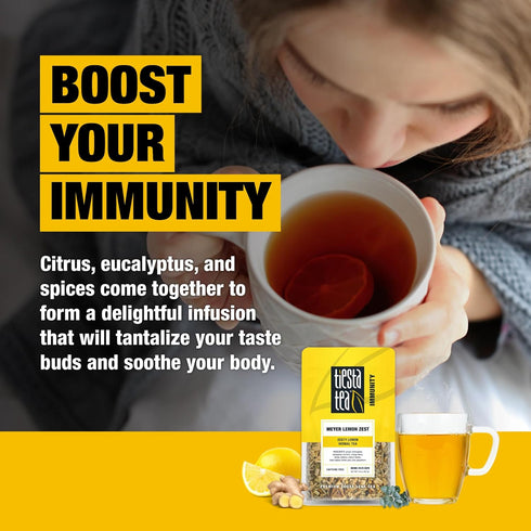 25 2oz Tiesta Tea - Meyer Lemon Zest, Loose Leaf, Zesty Lemon Herbal Tea, Premium Caffeine-Free Blend, Makes Hot