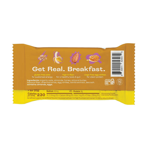 1.8 OZ Over Easy Banana Nut Breakfast Bar