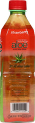 Strawberry,16.9 Oz (Pack 8) Iberia Aloe Vera Juice Drink, Fl