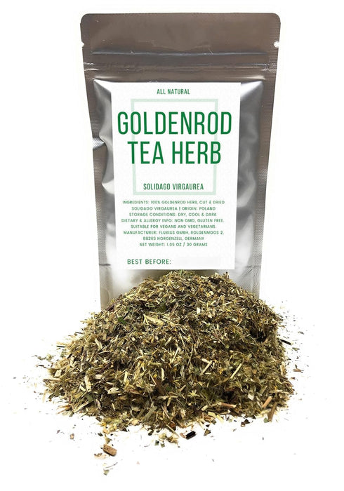 Goldenrod Tea Herb - Natural, Cut & Dried Solidago Virgaurea - Net