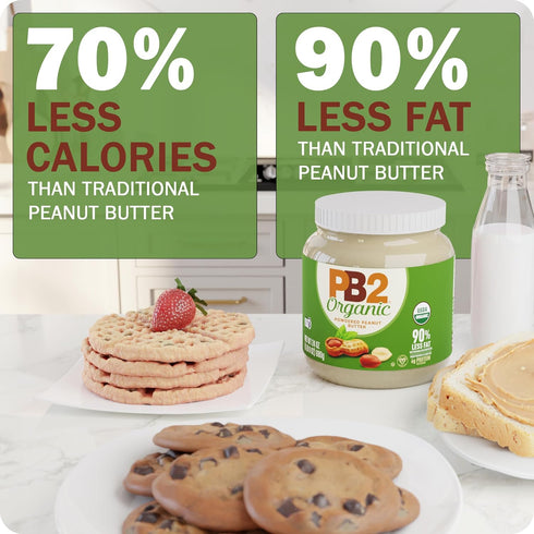 PB2, 6.5oz, Organic Powdered Peanut Butter - Non-GMO & Gluten-Free