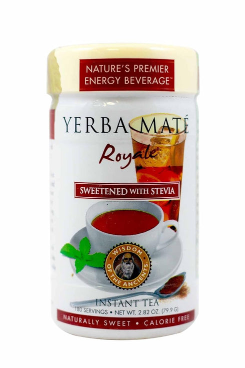 WISDOM OF THE ANCIENTS Instant Yerba Mate Tea - Herbal Tea Powder Blend for Energy, Drink