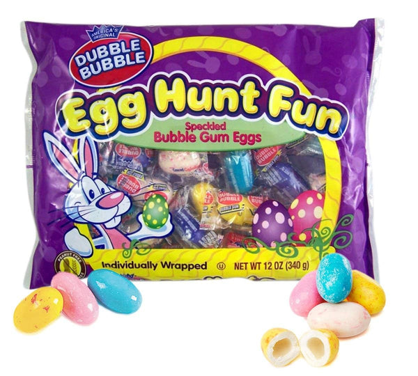 Dubble Bubble Egg Hunt Fun Speckled Bubble Gum Eggs