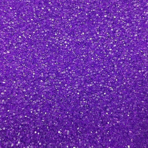 90g/3.2oz Senchanting Violet Sanding Sugar Sprinkles, Edible Crystal Light Purple Sanding Candy Sugar for Cake