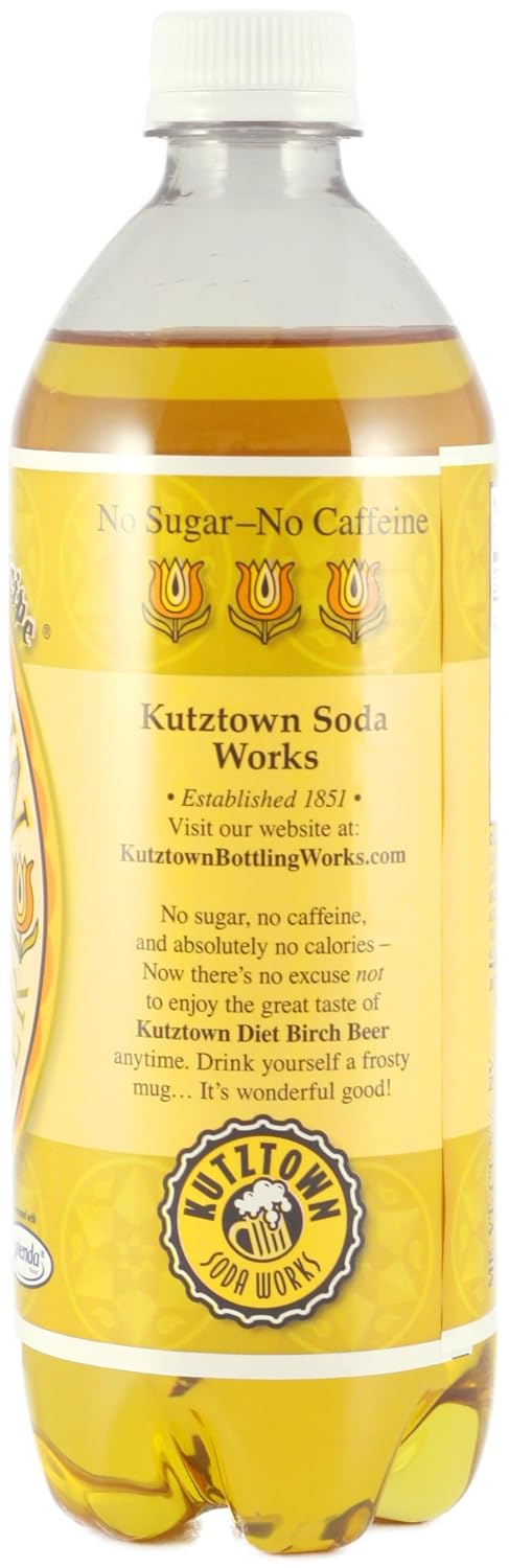 AmishTastes 24 Oz. (Pack 8) Diet Birch Beer, Kutztown "Nix Besser" PA Dutch Style