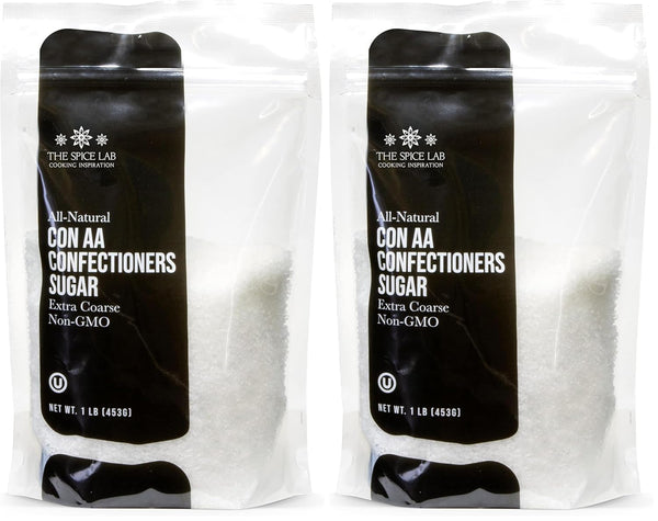The Spice Lab Confectioners Sugar - Extra Coarse Sugar - 1 Pound