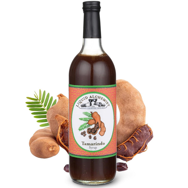 Liquid Alchemist Tamarind Syrup for Cocktails - Perfect Spicy Margarita Mix with Fresh Tamarind Puree - 12 oz