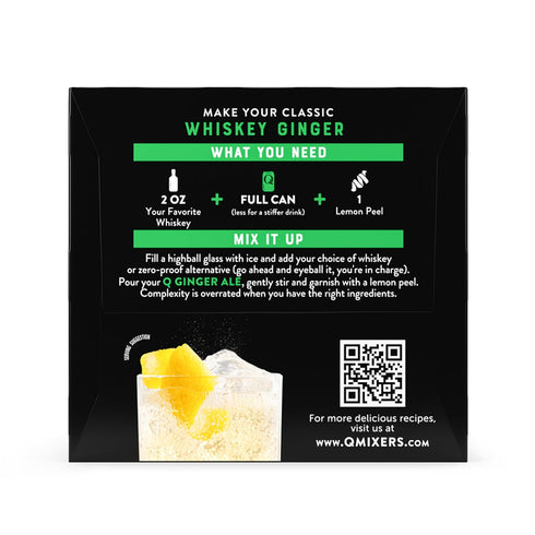 7.5 4 Pack Q Mixers Ginger Ale, Fluid Ounces