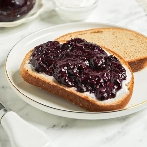 9 Oz Bionaturae Organic Wild Berry Fruit Spread - Jelly Organic, Non-GMO, USDA Certified, No Sugar Added, No