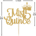 Mis Quince 15 Cake Topper, Hello 15, Cheers to 15 Years, 15th Birthday/Anniversary Party Decorations Gold Glitter