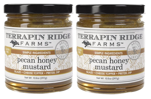 Terrapin Ridge Farms Pecan Honey Mustard Two 10.5 Ounce Jars