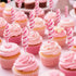 30 Pack Pink Twisty Lollipops Individually Wrapped - Valentine's Day Candy Twist Lollipop Bulk - Valentine Swirl