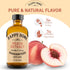 Happy Home Natural Peach Flavor, Premium, Certified Kosher, 4 oz.