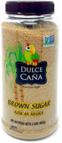 Dulce Caa Azcar Negra, Organic Non-GMO Pure Cane Brown Sugar, 2lb Jar 2 Pound
