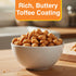 5.25 Oz (Pack 6) P-Nuttles Butter Toffee Covered Peanuts, Resealable Bag of - Sweet & Salty Candied Peanuts Snacks