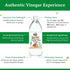 32 Oz (Pack 1) De La Rosa Organic Distilled White Vinegar, Raw & Unfiltered, Kosher for Passover, Vegan & Gluten Free