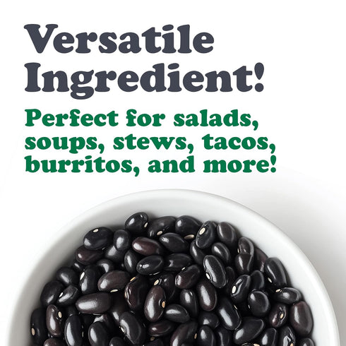 14 oz (Pack 8) Food to Live Organic Canned Black Beans, of - Unsalted Non-GMO Frijoles Negro. Perfect for Salads