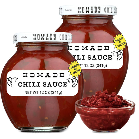 Homade Chili Sauce 2 Pack (2 12 oz Bottles) Sweet & Tangy