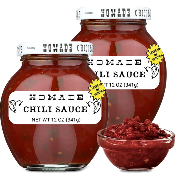 Homade Chili Sauce 2 Pack (2 12 oz Bottles) Sweet & Tangy