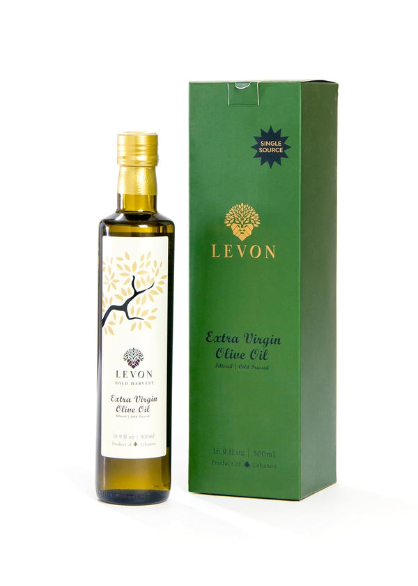 Levon , Gold Harvest Extra Virgin Olive Oil, 16.9 fl oz (500ml), Polyphenol
