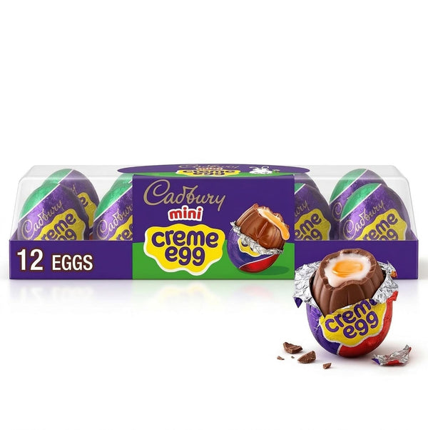 Mini Chocolate Creme Easter Eggs 12 Pack Milk Chocolate Cream Filled Treats,