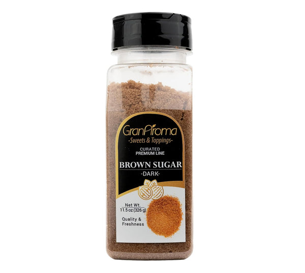 GranAroma Dark Brown Sugar, Has Molasses, Sweet & Rich (11.5 Ounce)