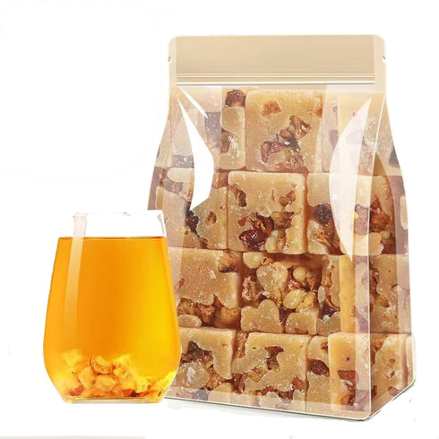 MIHUNTANG 10.58 oz/300g Snow Pear Rock Sugar Tea Sweet Pear Honey Rock Candy Yellow Lump Rock Sugar