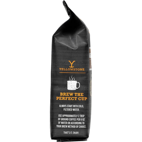 Coffee,100% 36 oz. Yellowstone Caramel Oatmeal Light Roast Arabica Ground Coffee