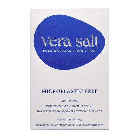 Vera Salt Coarse Spring Salt 350g Grinder Refill Pack Hand-Harvested Spanish Crystals