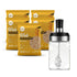 BOILING POINT Ramen Kit: Original Wok Noodles (5 Packs) & Decorative Glass