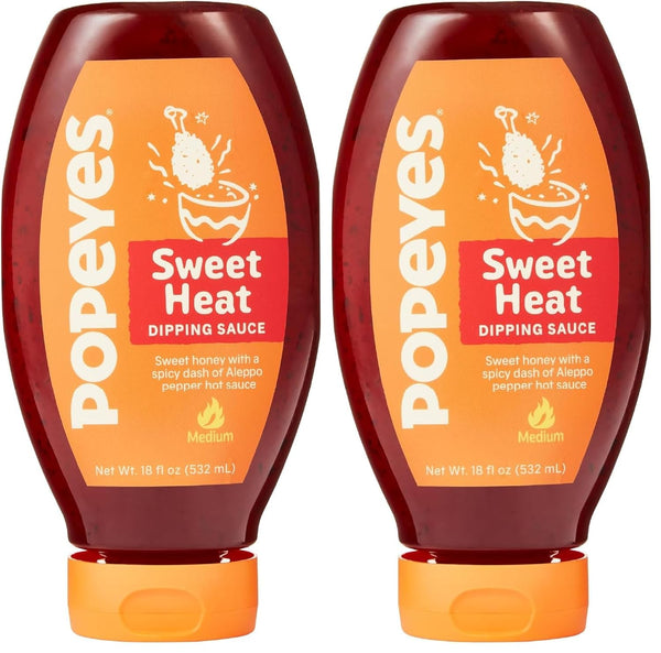 Popeyes Sweet Heat Dipping Sauce(Pack of 2)