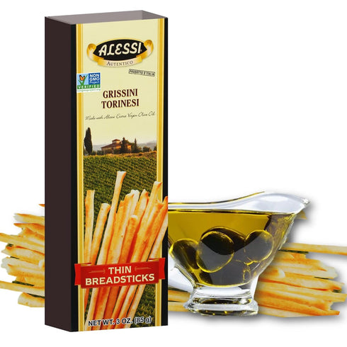 Alessi Thin Breadsticks, 3 oz