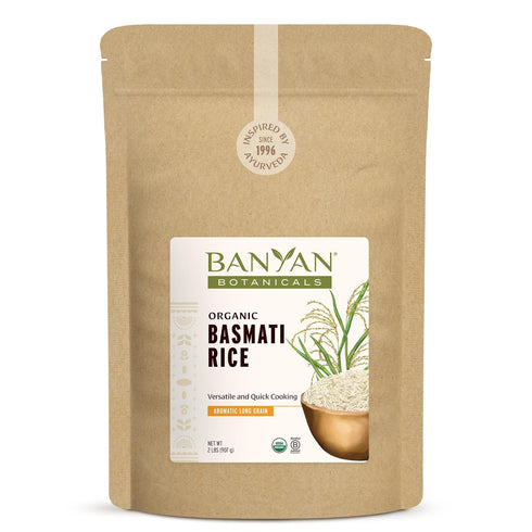 Banyan Botanicals White Basmati Rice Organic & Pure Basmati Rice for Cooking