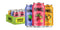 Popwell Variety Pack Better-For-You Prebiotic Soda, with 6g Fiber, 1g Sugar, Vitamins