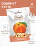 1.16 oz, Pack 6, Backpacking, READYWISE - Simple Kitchen, Freeze-Dried Peaches, of Vegetarian, Gluten Free, Snacks